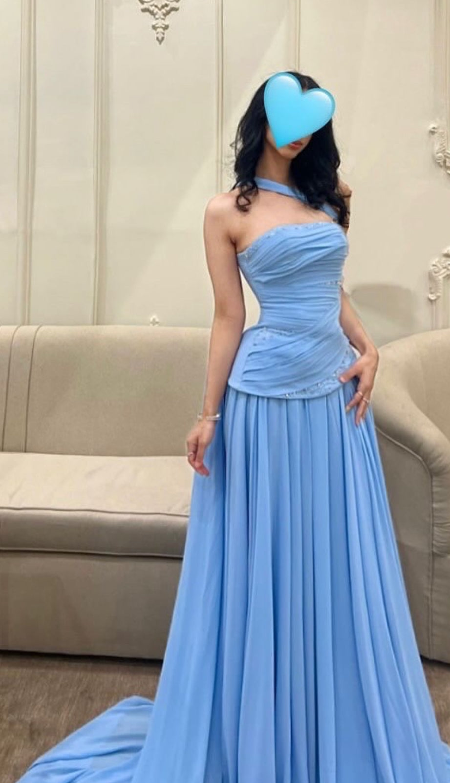 Rosa Etuikleid, lang, mit Seitenschlitz, Satin, formelles Kleid J8820