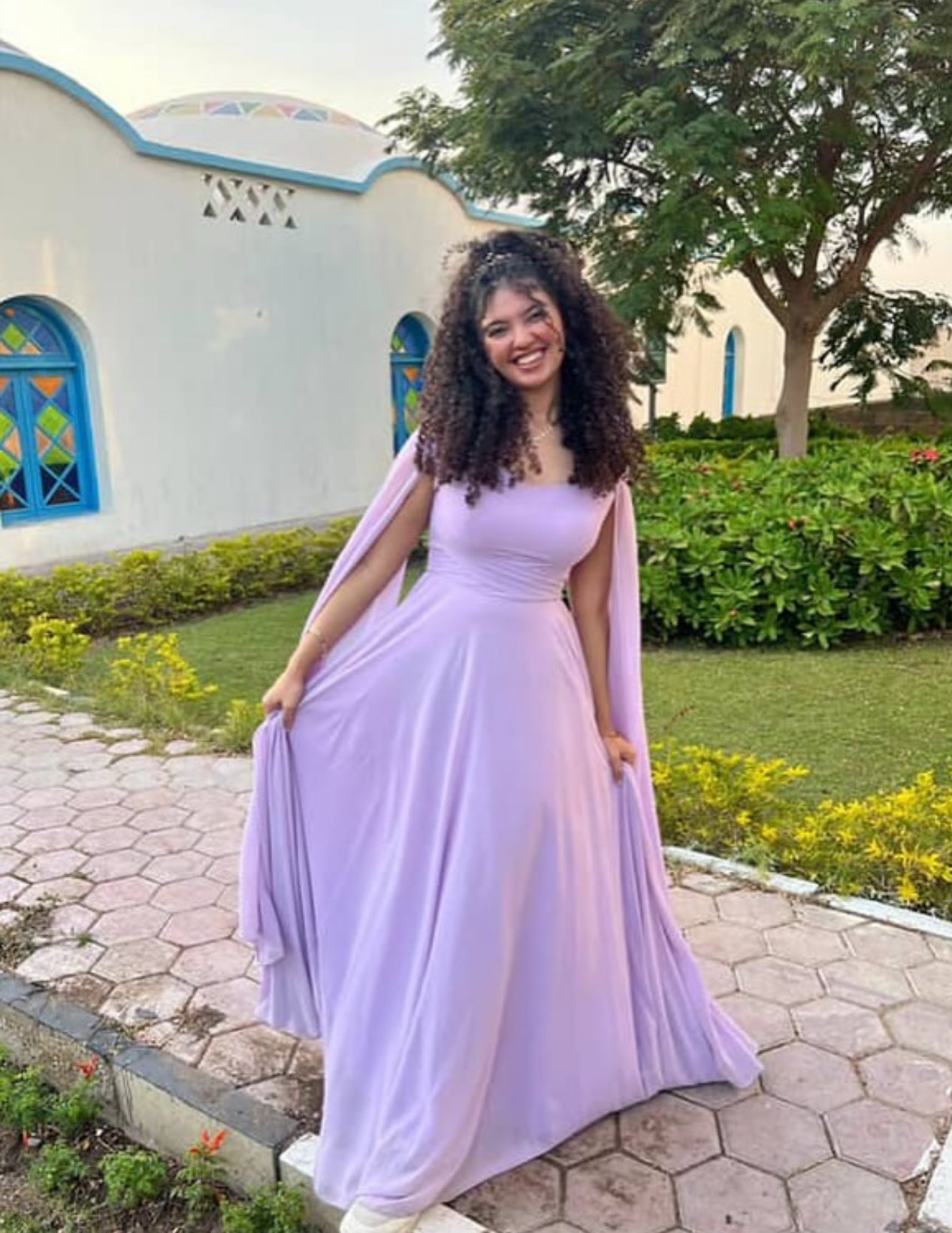 Off The Shoulder Lilac Chiffon Prom Dress Formal Evening Dress J9156