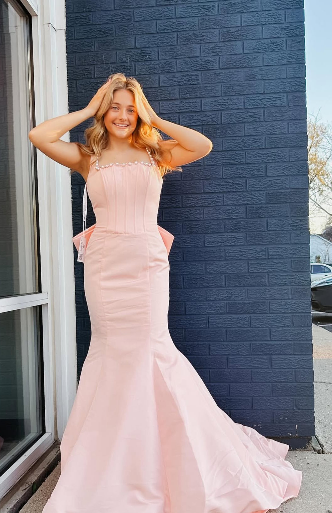 Robe de soirée fourreau noire sexy longue avec fente J8826