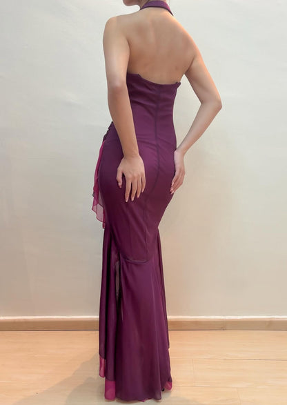 Robe de soirée fourreau noire sexy longue avec fente J8826