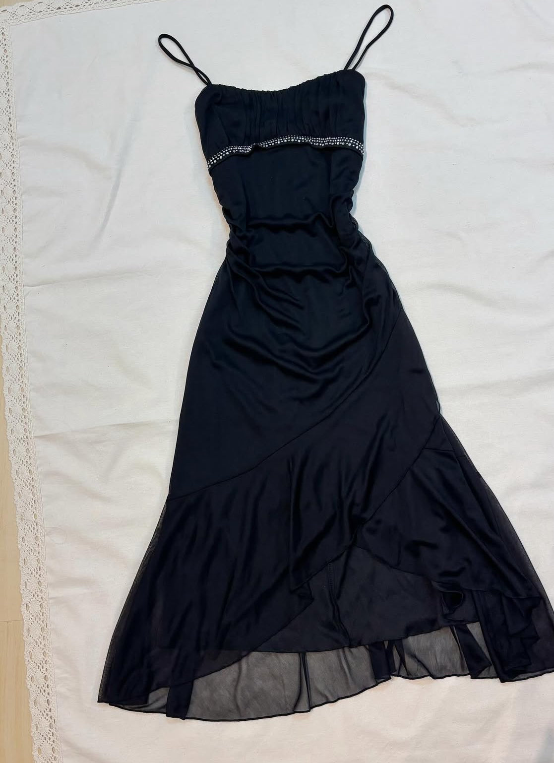 Robe de soirée fourreau noire sexy longue avec fente J8826