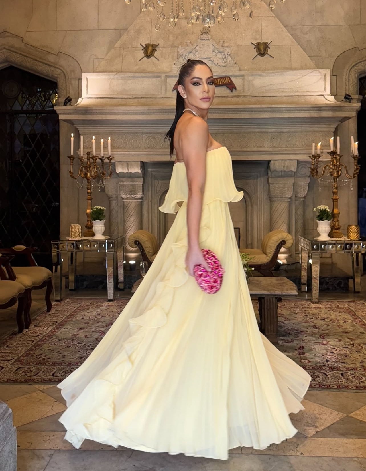 Robe de soirée fourreau noire sexy longue avec fente J8826