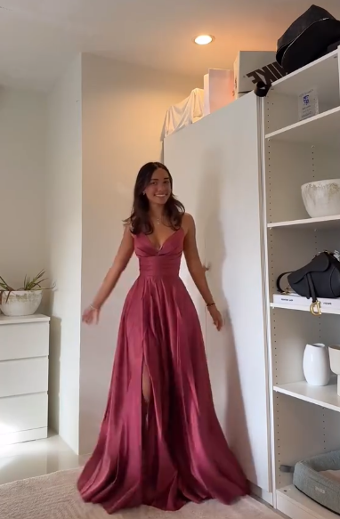 Robe de soirée fourreau noire sexy longue avec fente J8826