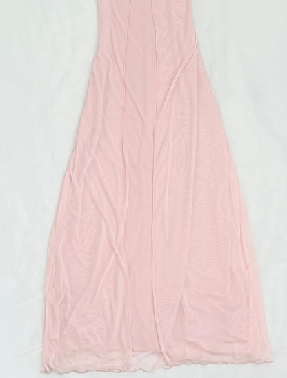 Robe de soirée fourreau noire sexy longue avec fente J8826