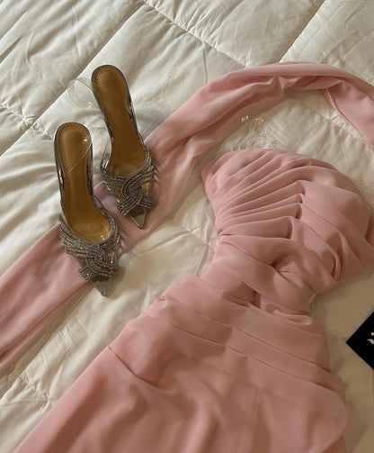 Robe de soirée fourreau noire sexy longue avec fente J8826