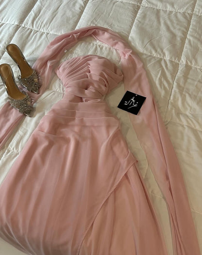 Robe de soirée fourreau noire sexy longue avec fente J8826