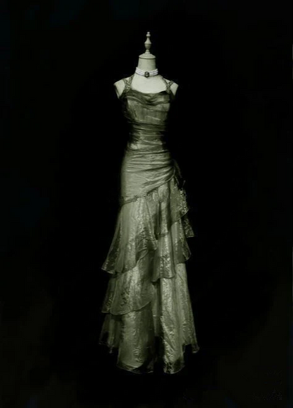 Robe de soirée fourreau noire sexy longue avec fente J8826