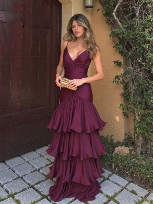 Robe de soirée fourreau noire sexy longue avec fente J8826