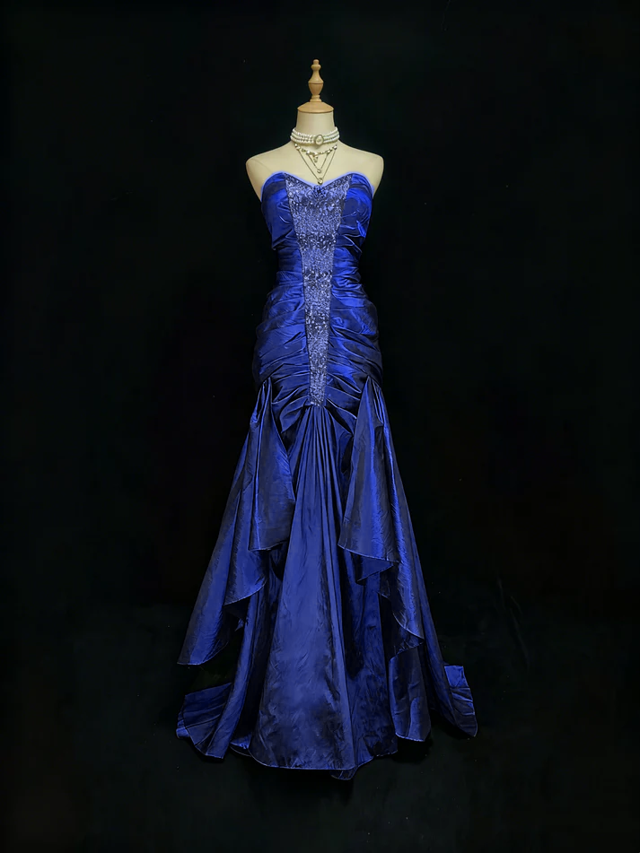 Rosa Etuikleid, lang, mit Seitenschlitz, Satin, formelles Kleid J8820