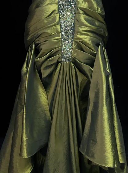 Robe de soirée fourreau noire sexy longue avec fente J8826