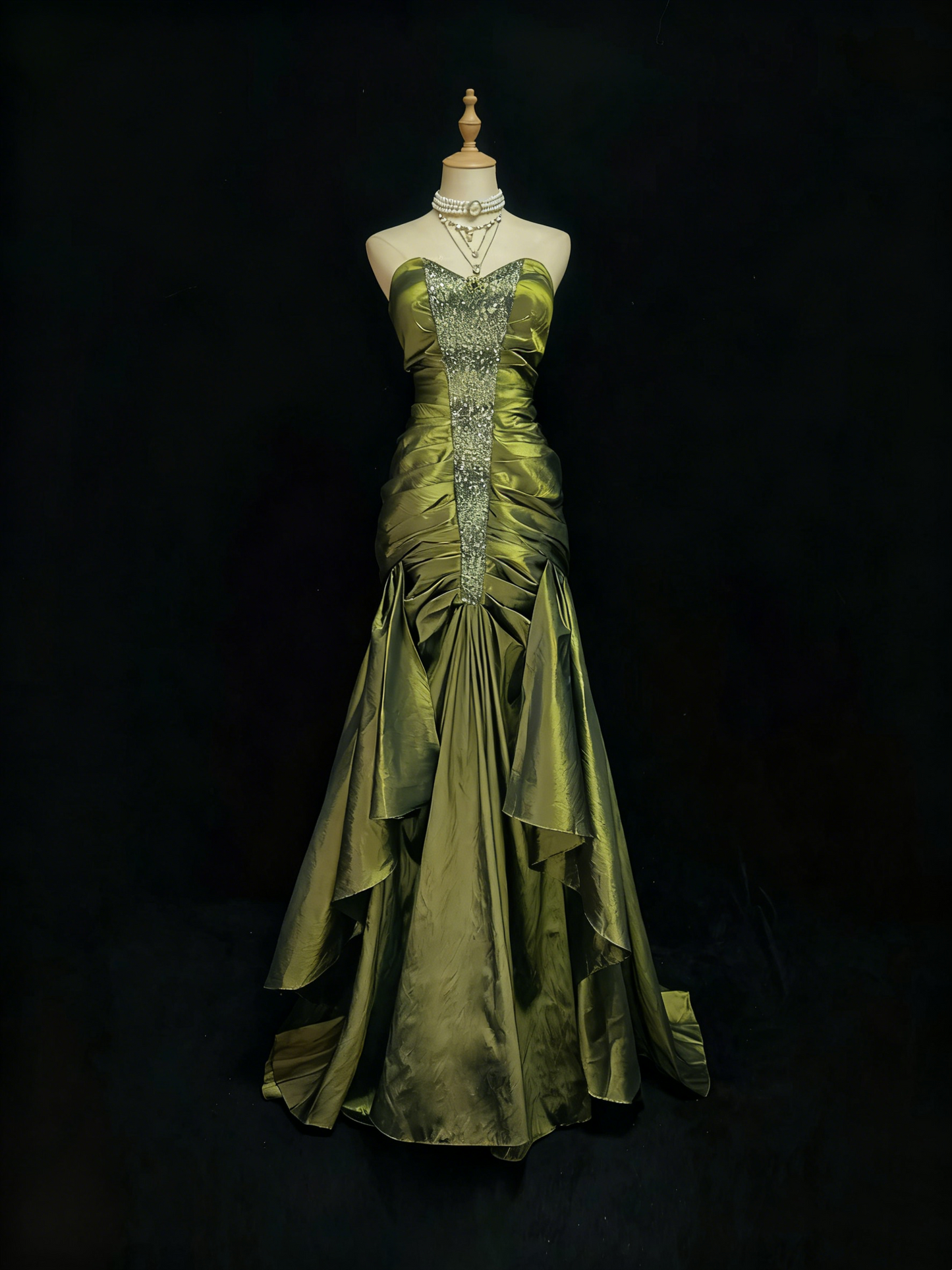 Robe de soirée fourreau noire sexy longue avec fente J8826