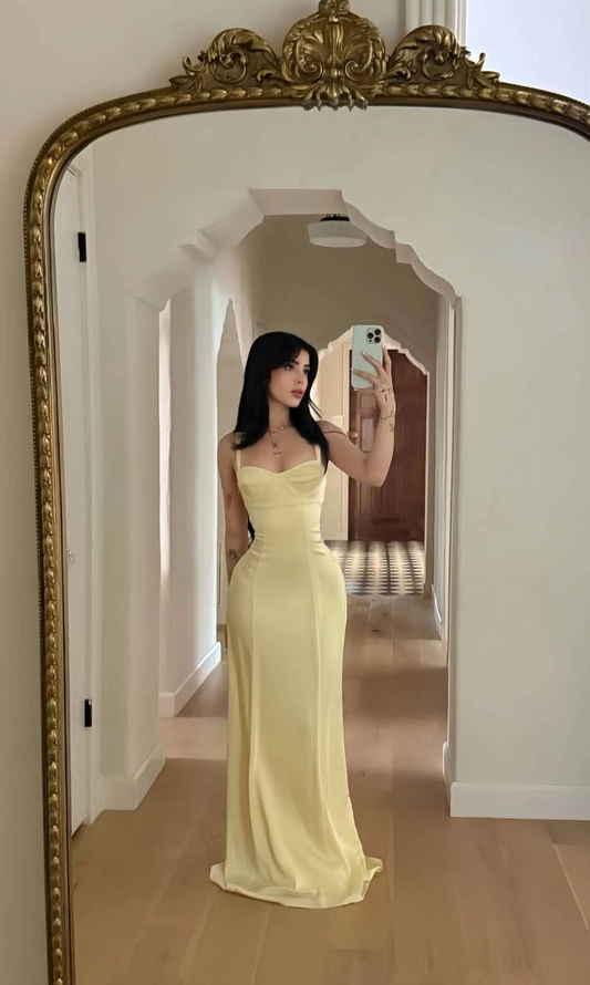 Robe de soirée fourreau noire sexy longue avec fente J8826