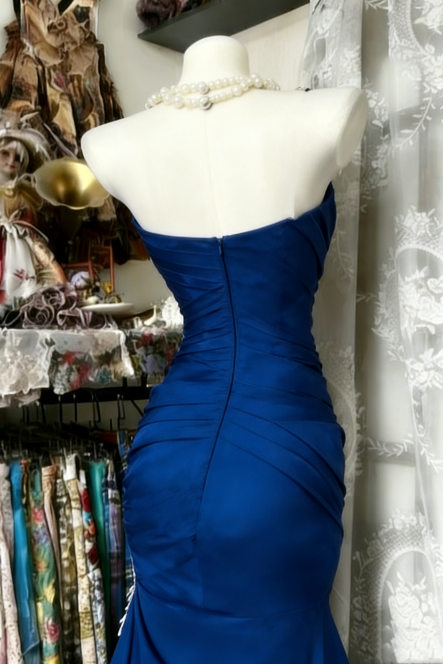 Sweetheart Mermaid Satin Long Prom Dresses Yellow Evening Dresses J9284