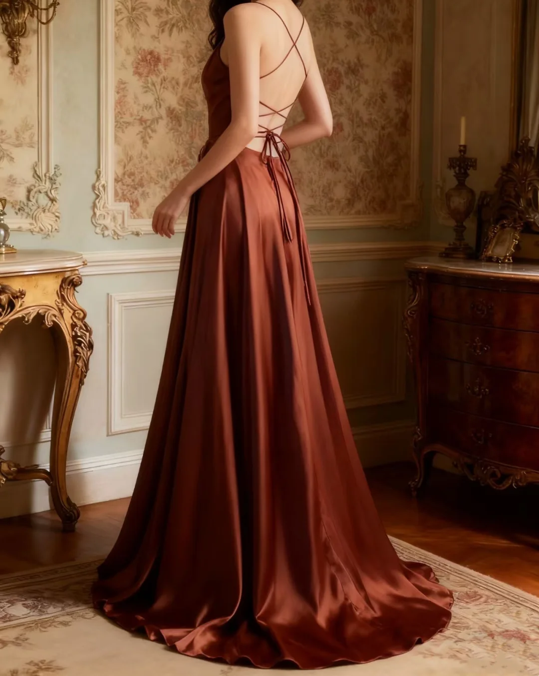 Robe de soirée fourreau noire sexy longue avec fente J8826