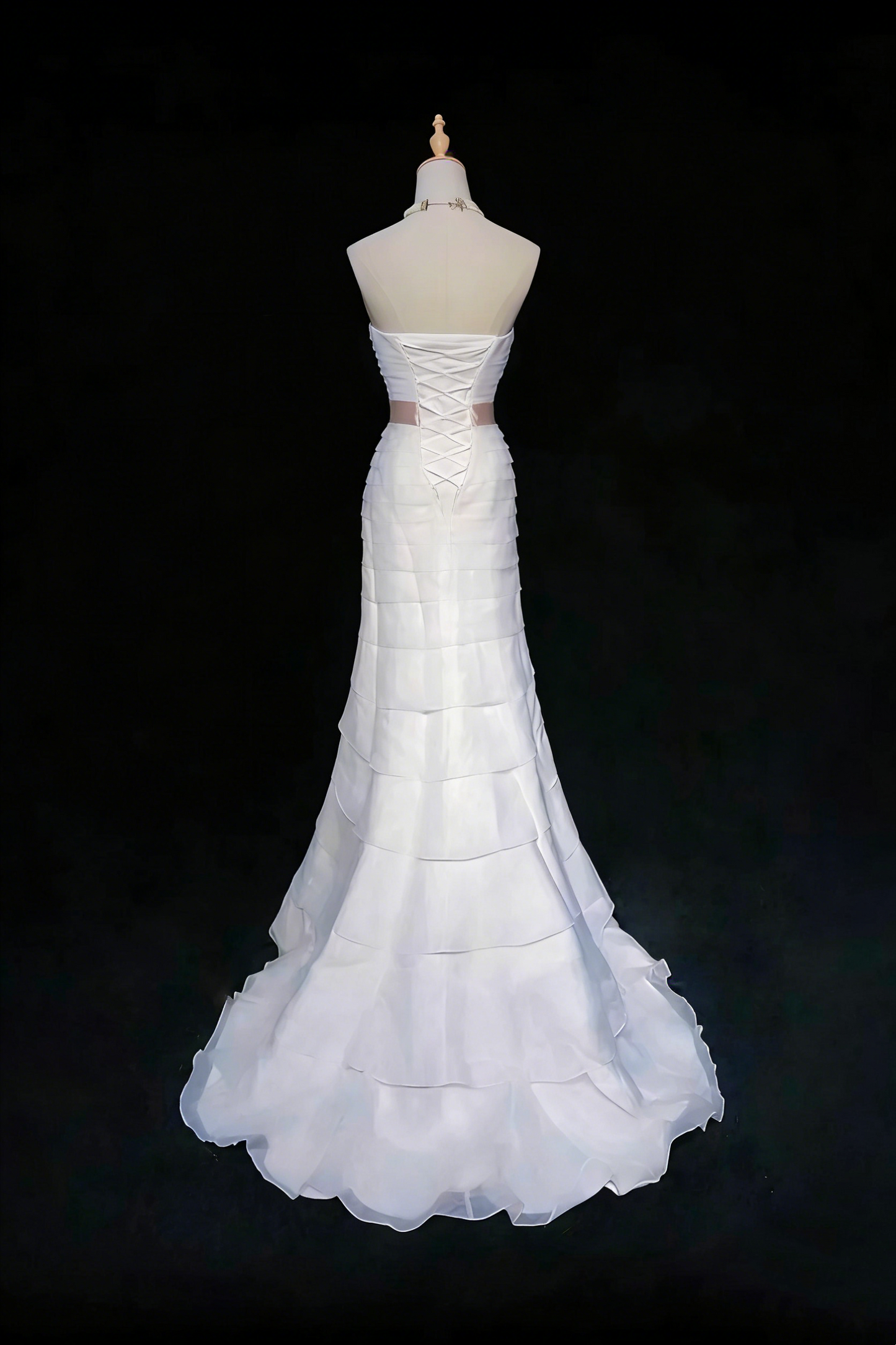 Rosa Etuikleid, lang, mit Seitenschlitz, Satin, formelles Kleid J8820