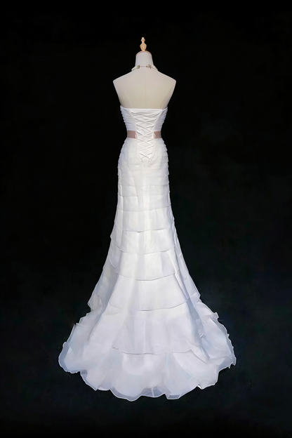 Rosa Etuikleid, lang, mit Seitenschlitz, Satin, formelles Kleid J8820