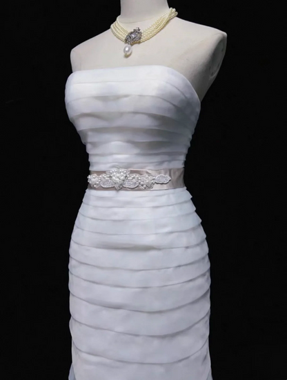 Rosa Etuikleid, lang, mit Seitenschlitz, Satin, formelles Kleid J8820