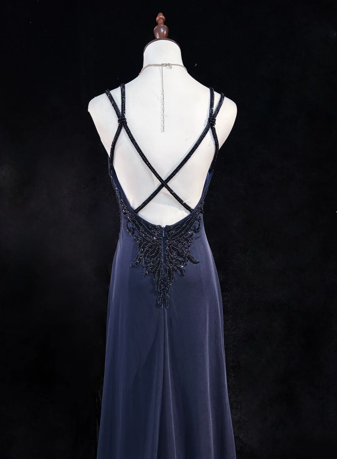 Rosa Etuikleid, lang, mit Seitenschlitz, Satin, formelles Kleid J8820