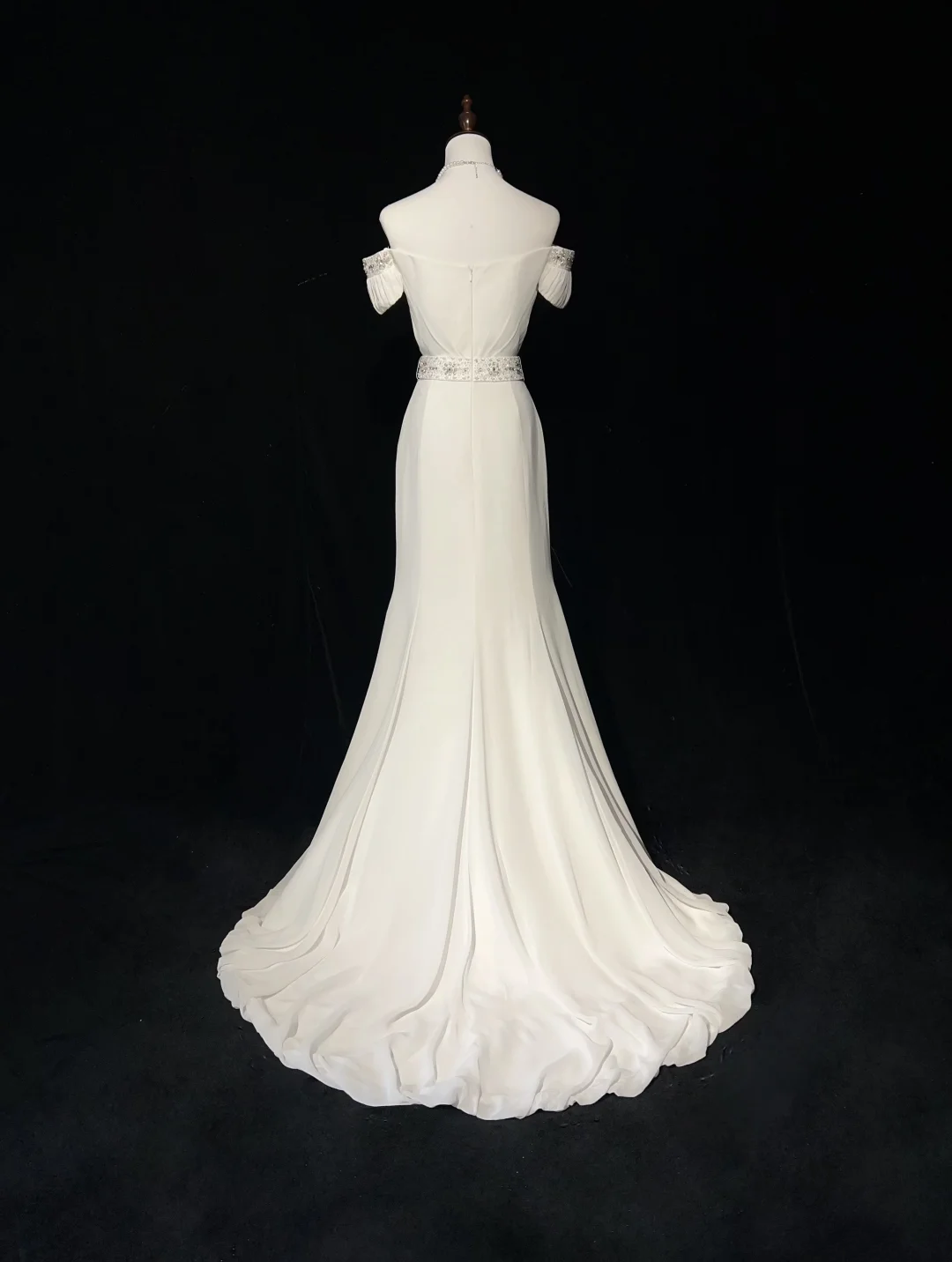 Rosa Etuikleid, lang, mit Seitenschlitz, Satin, formelles Kleid J8820