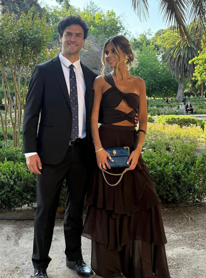 Robe de soirée fourreau noire sexy longue avec fente J8826