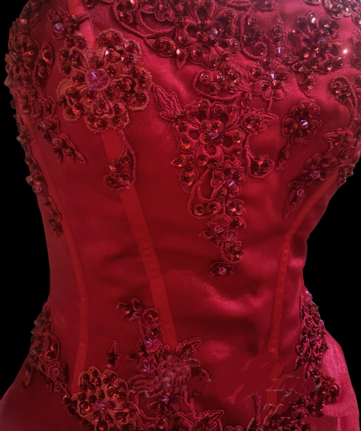 Rosa Etuikleid, lang, mit Seitenschlitz, Satin, formelles Kleid J8820