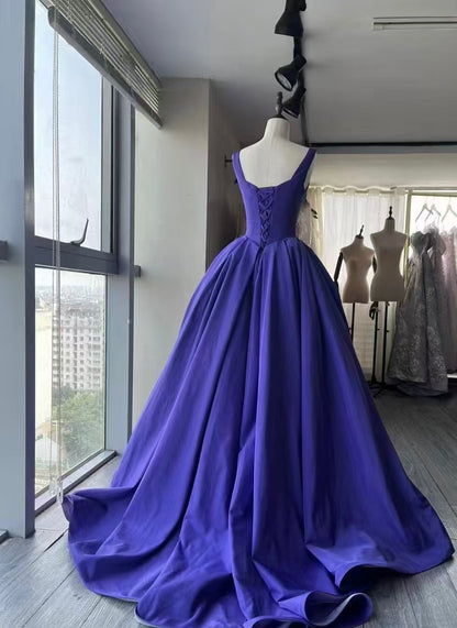 A Line Lavender Prom Dress Formal Party Dress J9365