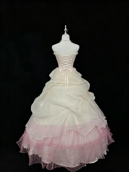 Cute Sweet 16 Birthday Dress Quinceanera Dresses With Bow Princess Dress J9374