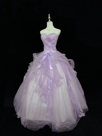 Trägerloses silbernes Vintage-Abendkleid, A-Linie, Geburtstagskleid J9370