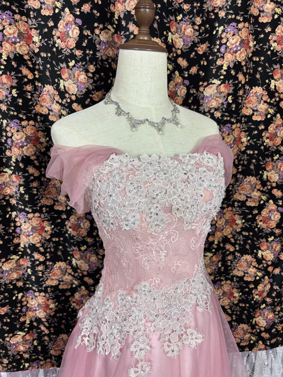 Trägerloses silbernes Vintage-Abendkleid, A-Linie, Geburtstagskleid J9370