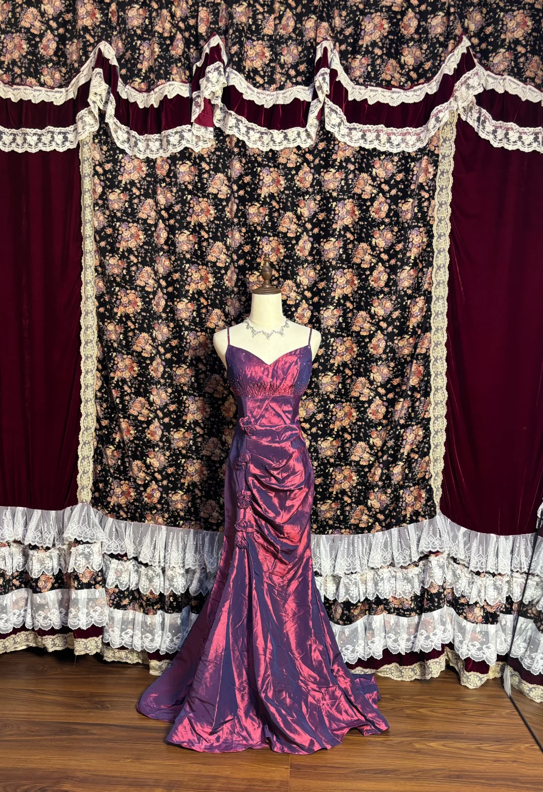 V Neck Mermaid Long Prom Dress Formal Evening Dress Party Dress J9393