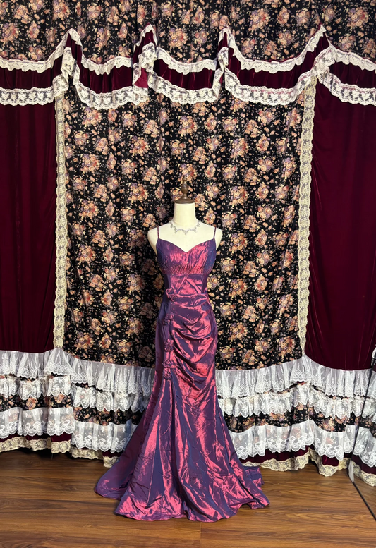 V Neck Mermaid Long Prom Dress Formal Evening Dress Party Dress J9393