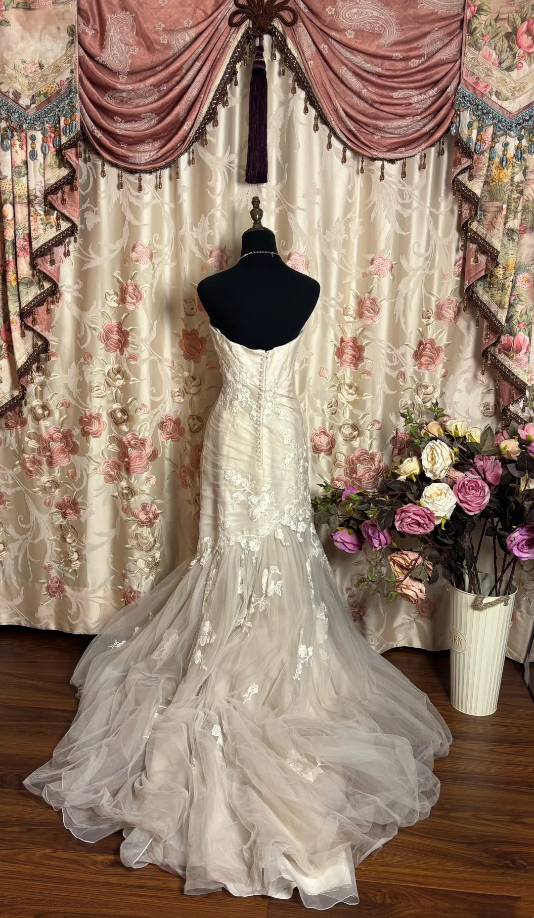 Trägerloses silbernes Vintage-Abendkleid, A-Linie, Geburtstagskleid J9370