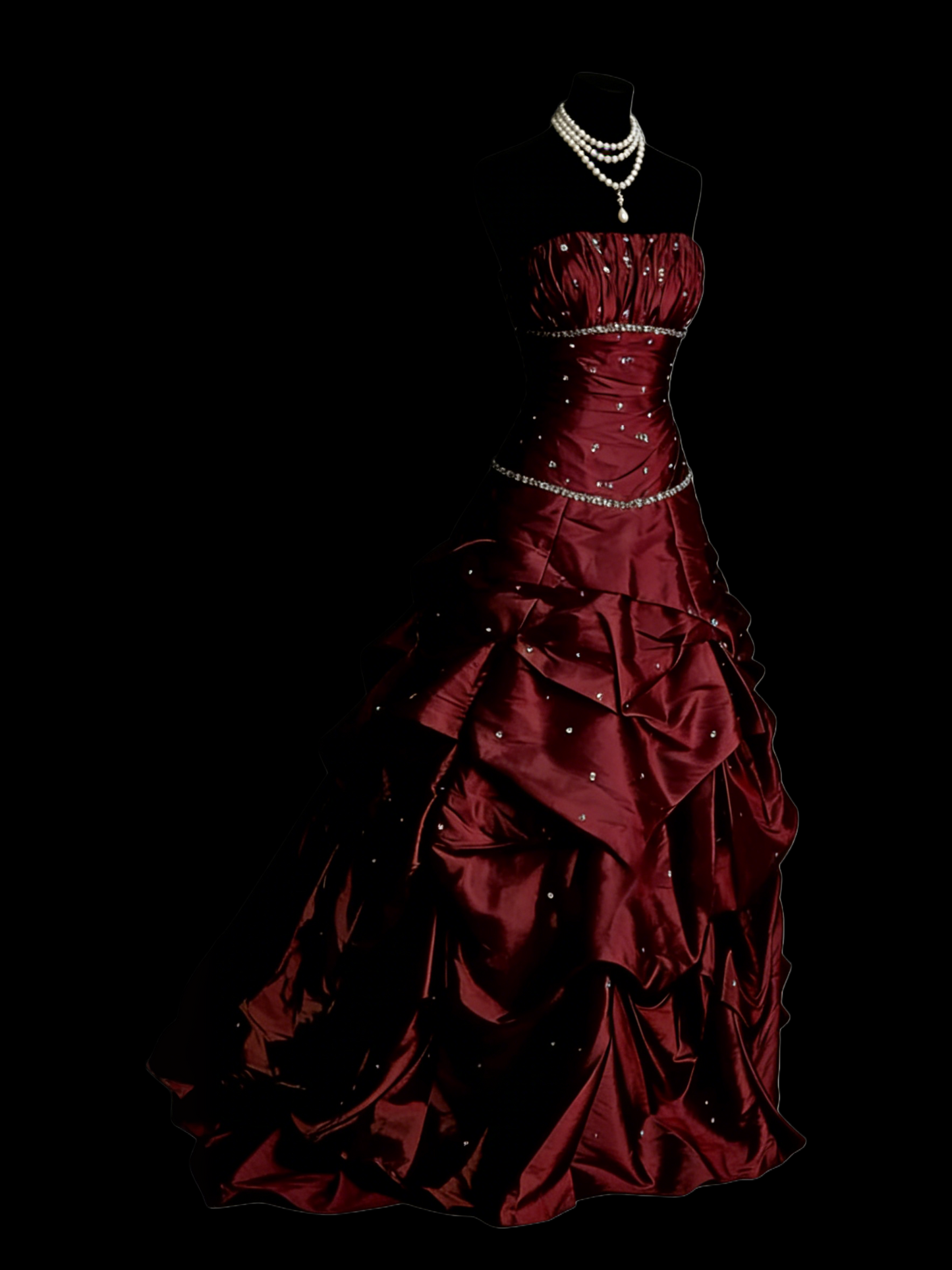 Strapless Green Sweet 16 Birthday Dress Satin Quinceanera Dresses J9407