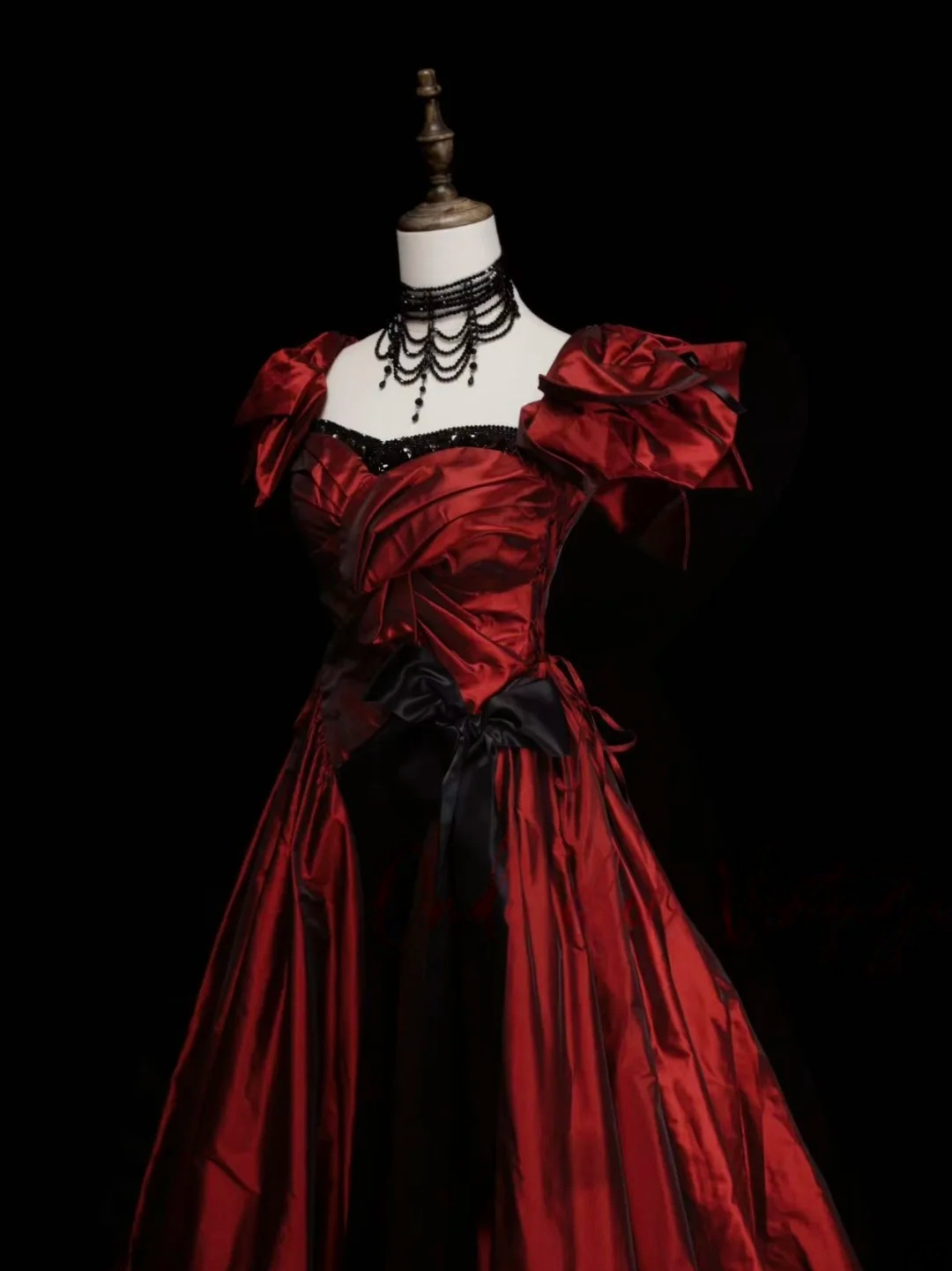 Trägerloses silbernes Vintage-Abendkleid, A-Linie, Geburtstagskleid J9370