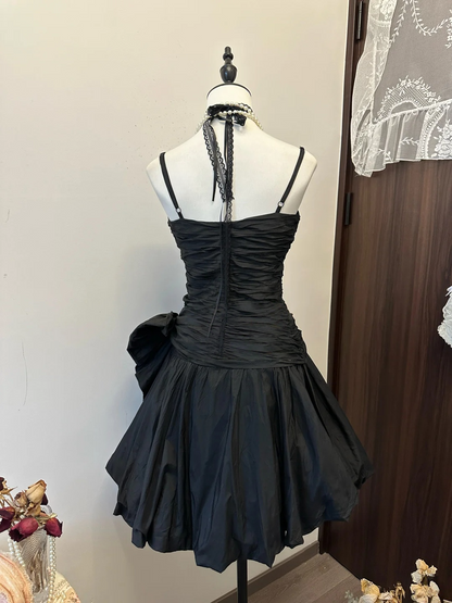 Trägerloses silbernes Vintage-Abendkleid, A-Linie, Geburtstagskleid J9370