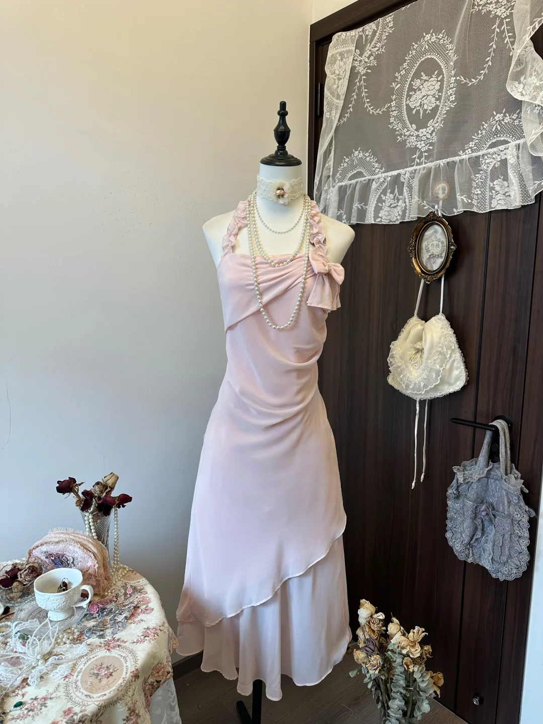 Robe de bal bustier violette en satin avec appliques, robe de soirée formelle J9413