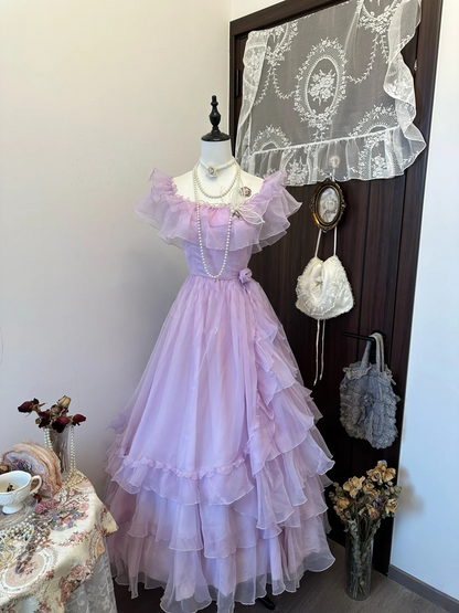 Trägerloses silbernes Vintage-Abendkleid, A-Linie, Geburtstagskleid J9370