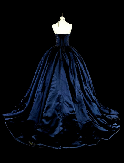 Trägerloses silbernes Vintage-Abendkleid, A-Linie, Geburtstagskleid J9370