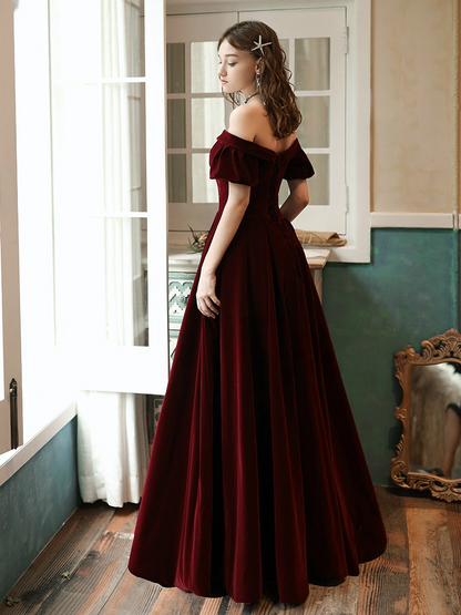 Robe de bal bustier violette en satin avec appliques, robe de soirée formelle J9413