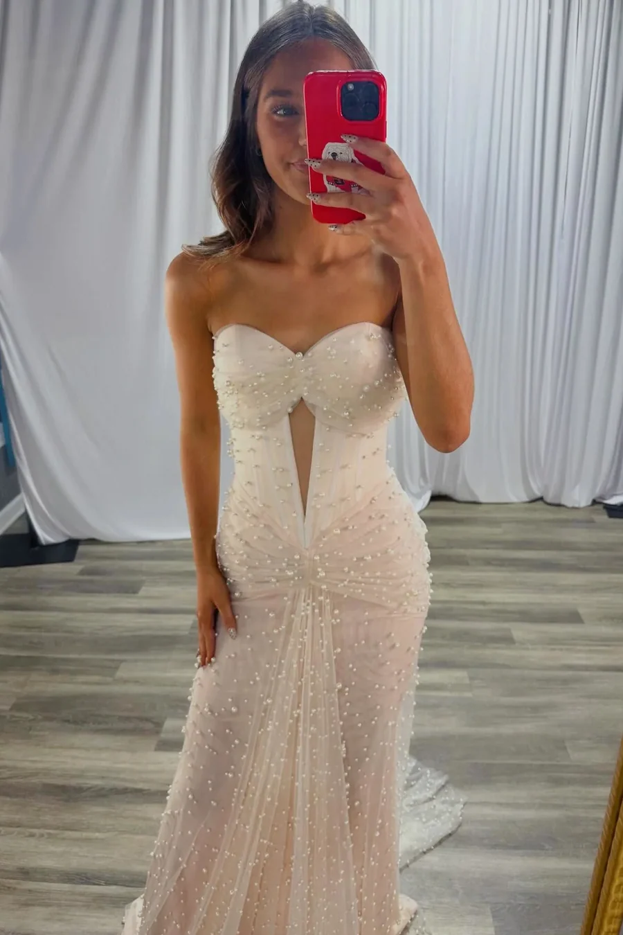 Robe de bal bustier violette en satin avec appliques, robe de soirée formelle J9413