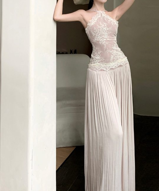 Halter Backless A Line Prom Dress Formal Party Dress Evening Dress  J9562