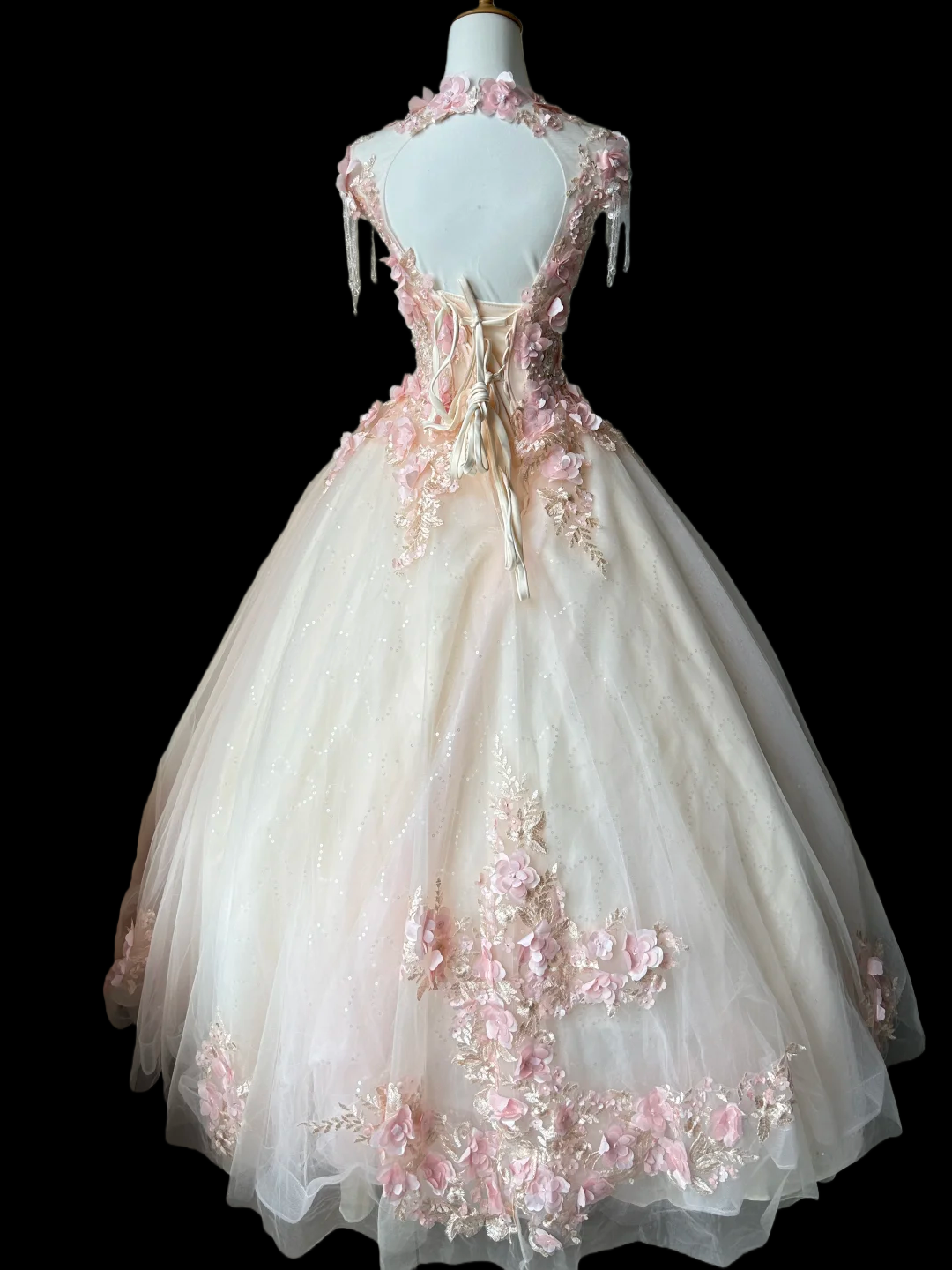 Trägerloses silbernes Vintage-Abendkleid, A-Linie, Geburtstagskleid J9370