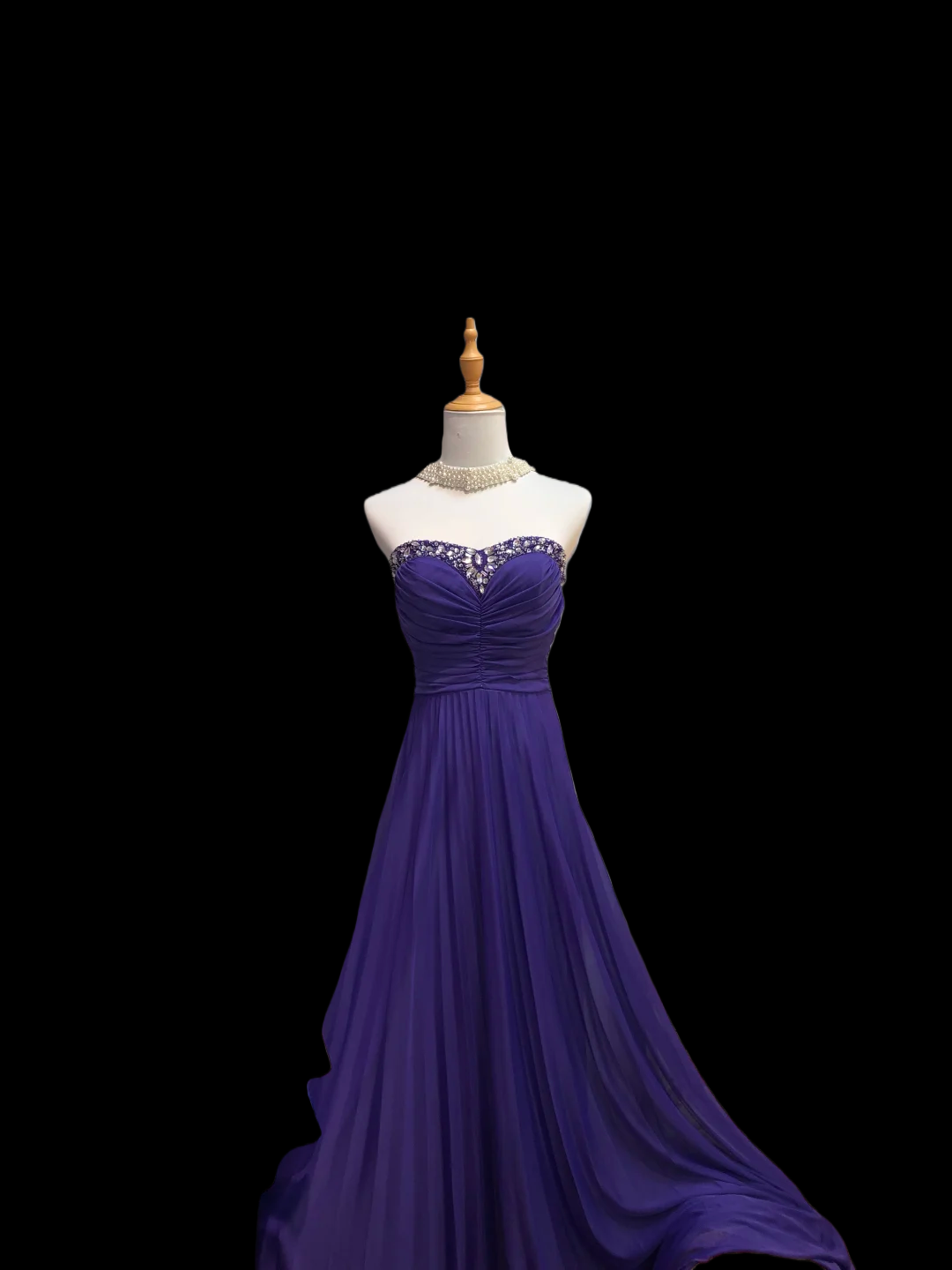 Trägerloses silbernes Vintage-Abendkleid, A-Linie, Geburtstagskleid J9370