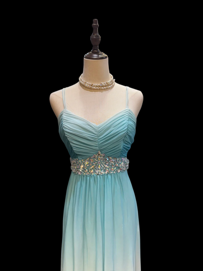 Trägerloses silbernes Vintage-Abendkleid, A-Linie, Geburtstagskleid J9370