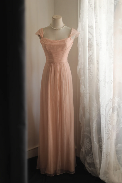 Trägerloses silbernes Vintage-Abendkleid, A-Linie, Geburtstagskleid J9370