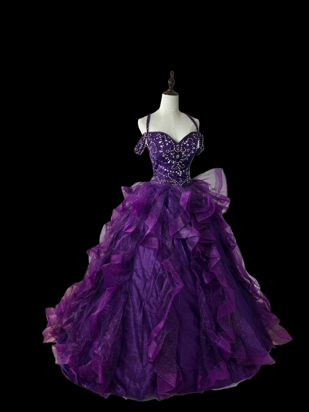 Trägerloses silbernes Vintage-Abendkleid, A-Linie, Geburtstagskleid J9370