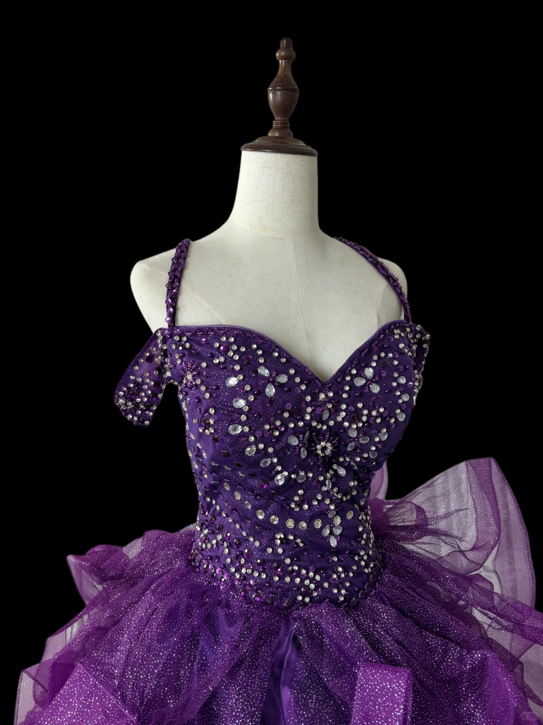 Trägerloses silbernes Vintage-Abendkleid, A-Linie, Geburtstagskleid J9370