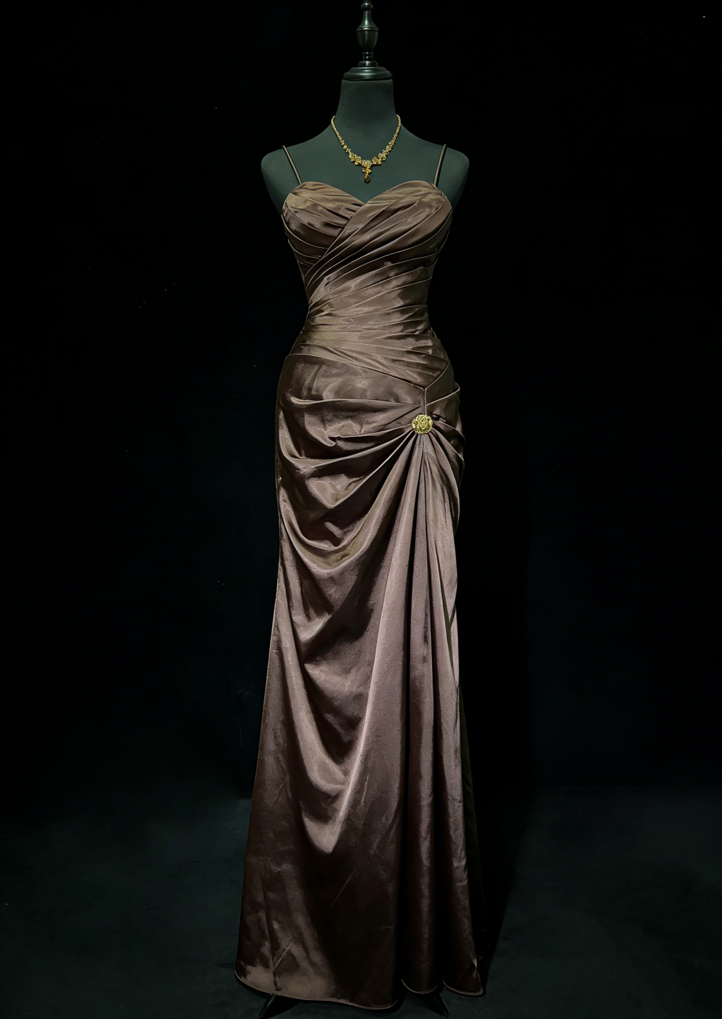 Trägerloses silbernes Vintage-Abendkleid, A-Linie, Geburtstagskleid J9370