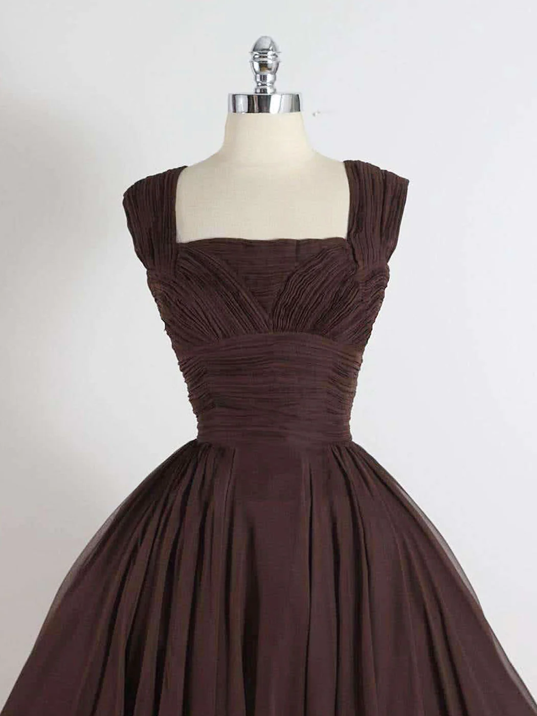 Brown A Line Short Prom Dresses Homecoming Dress 2413