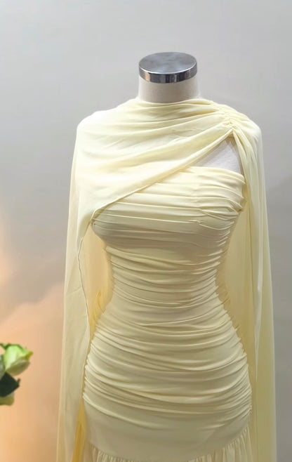 Trägerloses silbernes Vintage-Abendkleid, A-Linie, Geburtstagskleid J9370